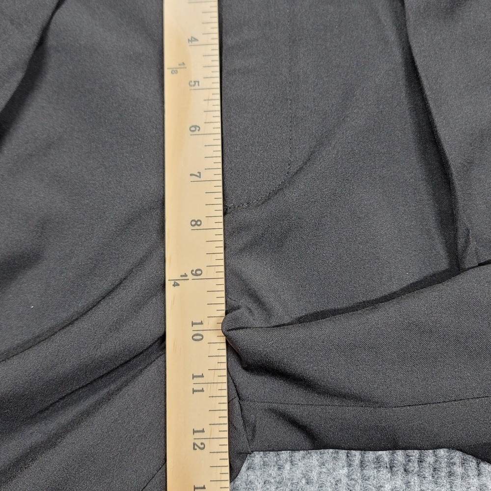 NWT Cider Black Corseted High-Waist Wide-Leg Pleated Trousers Women's Size M - Picture 8 of 13